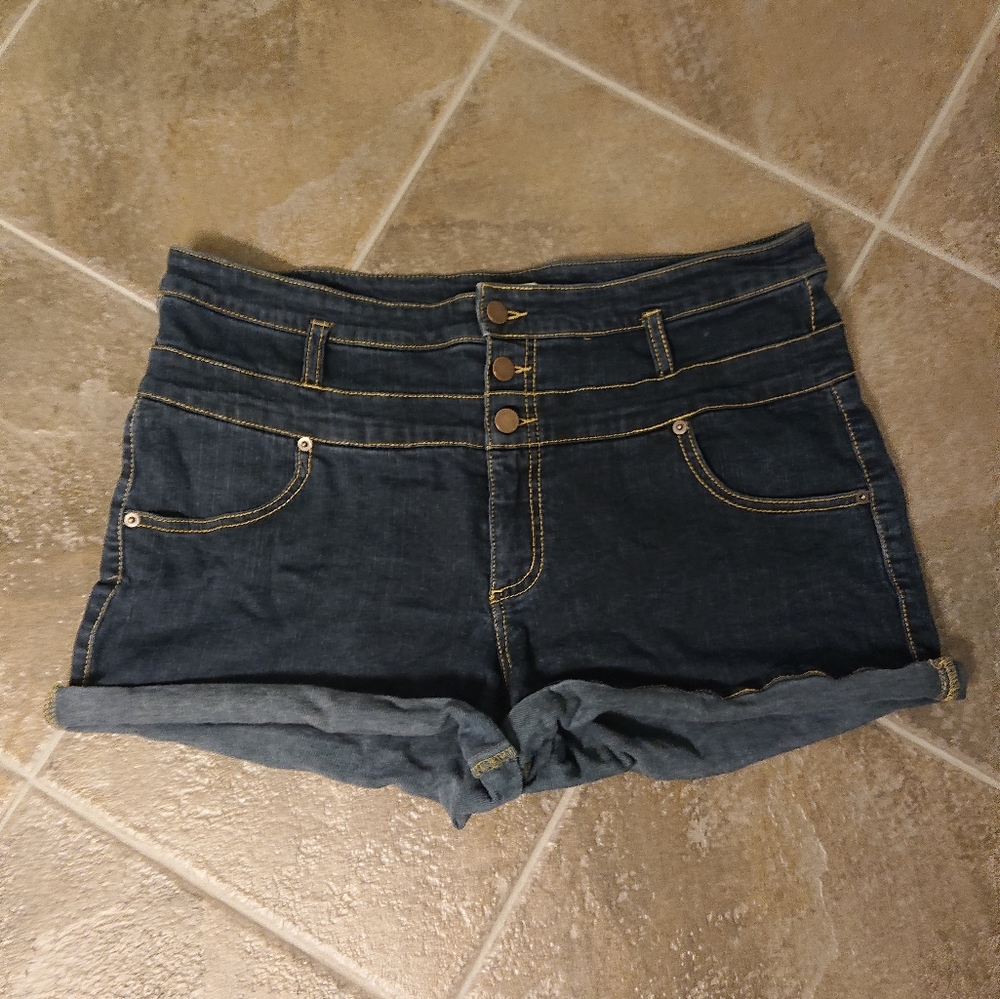High waisted shorts